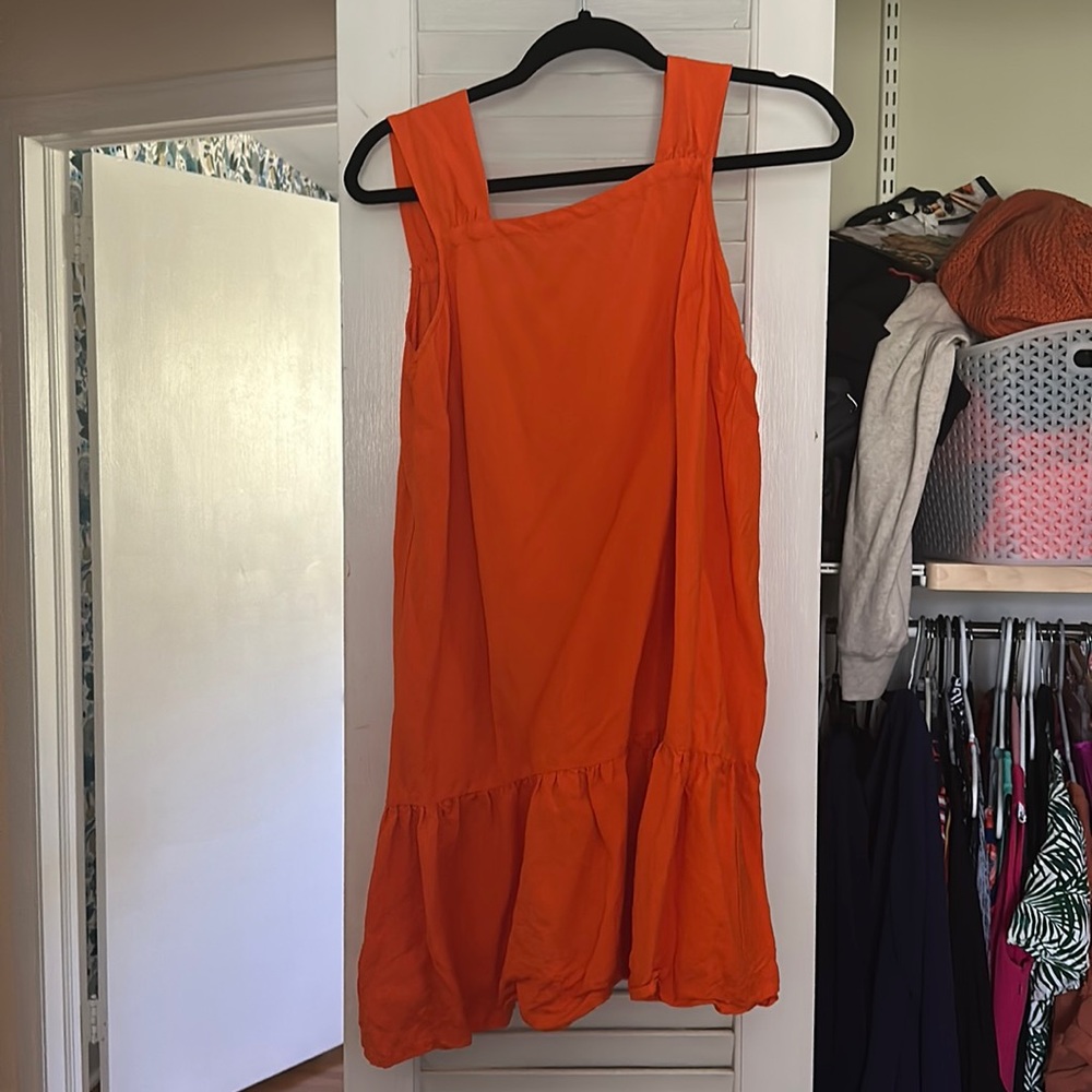 Orange dress from loft